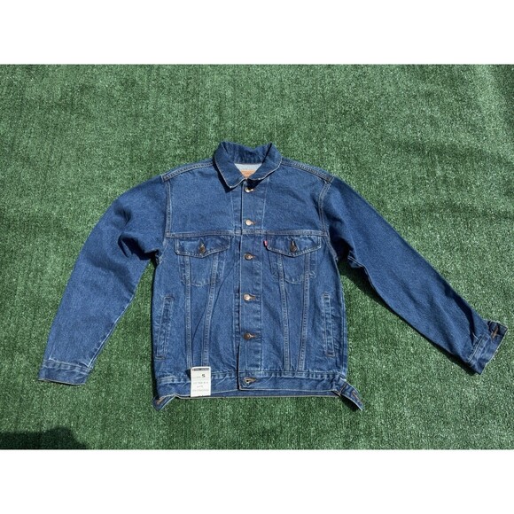 Vintage Levi's Strauss Denim Jean Jacket USA Made 90s Type 1 New Size Small - Picture 1 of 10